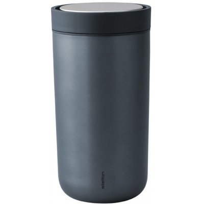 Stelton Termohrnek Go Click 200 ml modrá metalická