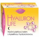 Přípravek na vrásky a stárnoucí pleť Bione Cosmetics Hyaluron Life s kyselinou hyaluronovou noční pleťový krém 51 ml