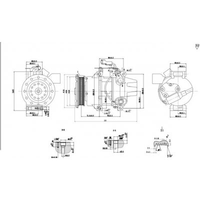 Kompresor klimatizace TOYOTA YARIS 01-/ AURIS 08- 8831002390 MAXGEAR – Zbozi.Blesk.cz