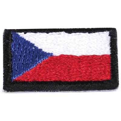 Nášivka nažehlovací vlajka Česká republika 2x1,5cm - barevná – Zboží Mobilmania