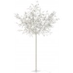 Dekorace stříbrný svítící stromek Tree leaves silver XL Ø 140*250 cm J-Line by Jolipa – Zboží Mobilmania