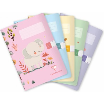 CLAIREFONTAINE KIDS A5 512 linkovaný sada 5 kusů – Hledejceny.cz
