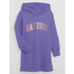 GAP dětské mikinové šaty s logem fialová – Sleviste.cz