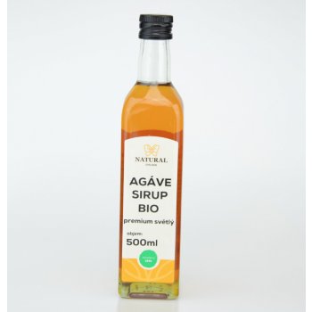 Natural Jihlava Agáve sirup světlý premium Bio 500 ml