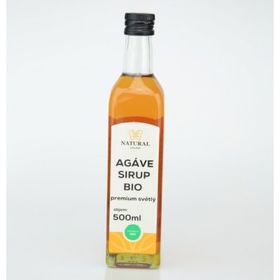 Natural Jihlava Agáve sirup světlý premium Bio 500 ml