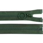 Kostěný zip No 3 délka 50 cm s kroužkem, malé, 273 zelená smrková – Hledejceny.cz