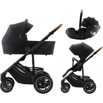 Britax Set Smile 5Z + korba + autosedačka Baby-Safe Pro 2024 Galaxy Black