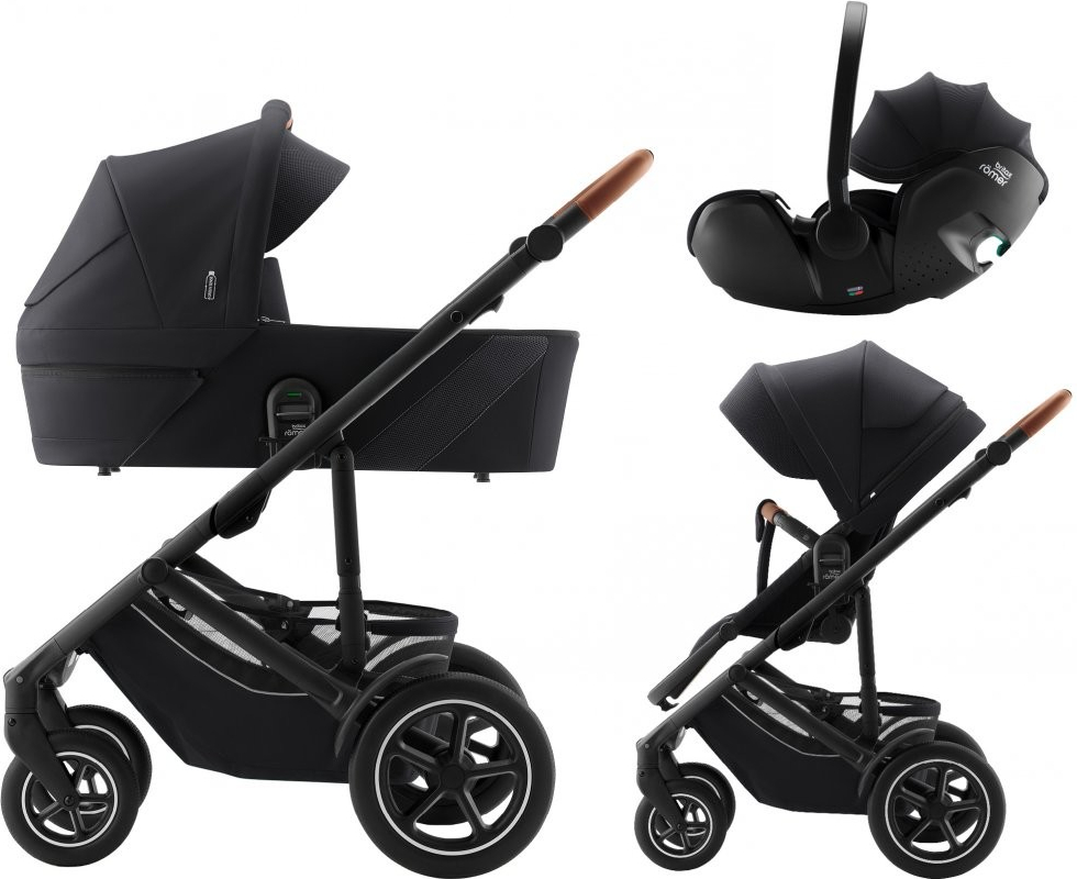 Britax Set Smile 5Z + korba + autosedačka Baby-Safe Pro 2024 Galaxy Black