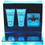 Versace Eau Fraiche Man EDT 100 ml + voda po holení 50 ml + sprchový gel 50 ml + peněženka dárková sada – Zboží Dáma