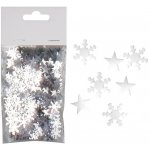 Anděl Přerov s.ro. Konfety hvězdy a vločky stříbrné 2 x 7 g – Zboží Dáma