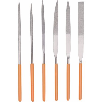 EXTOL pilník diamantový jehlový, sada 6ks, na HRC 38-42, rukojeť máčená v PVC, PREMIUM – Hledejceny.cz