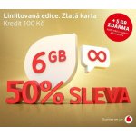 Limitovaná edice Zlatá karta Vodafone – Zboží Mobilmania