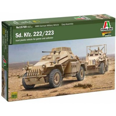Italeri Sd. Kfz. 222-223 Model Kit military 15769 1:56
