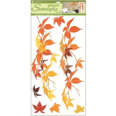 Anděl Přerov Samolepky na zeď 60 x 32 cm, podzimní listí – Zboží Mobilmania