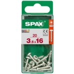 Spax Uni vrut půlkul.hlava T-Star plus T15 4CUT pln.závit Wirox 35 x 16 mm 20 ks – Hledejceny.cz