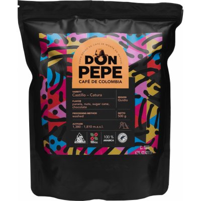 Don Pepe Castillo Caturra zrnková 0,5 kg – Hledejceny.cz