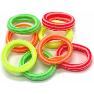 Dětské barevné gumičky s proužkem, 8 ks – Zboží Mobilmania