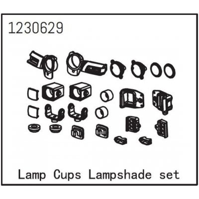 Lamps Absima Lamp Cups hade Set – Zboží Mobilmania