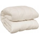 vidaXL Zátěžová deka světle krémová 7 kg textil 152x203 – Zboží Dáma