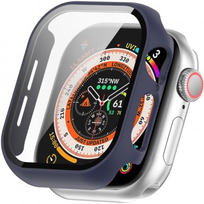 VSECHNONAMOBIL 87162 PC FULL COVER Plastový kryt se sklem pro Apple Watch 10 / 11 42mm tmavomodrý – Zboží Živě