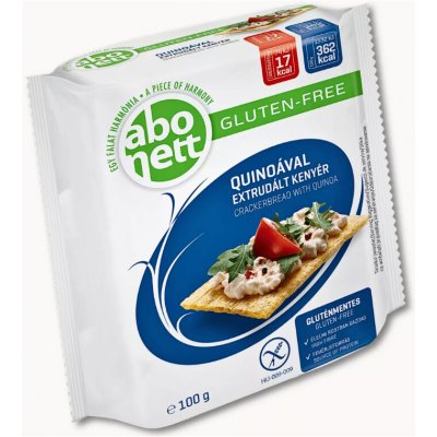 Abonett Bezlepkový Extrudovaný Chléb s quinoa 100 g – Hledejceny.cz