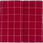 Ib Laursen Bavlněný ubrus Silja Large Checks 150 × 250 cm červená – Zboží Dáma