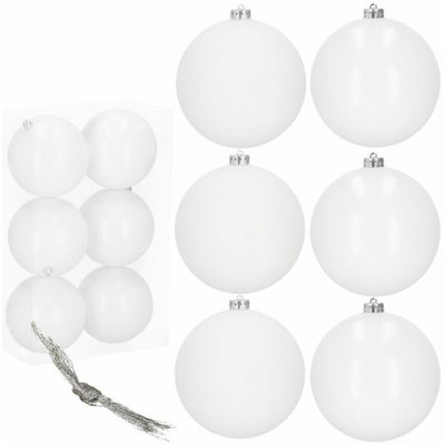 SPRINGOS Vánoční baňky sněhové koule mix 10cm sada 6ks CA1189-XG – Zboží Dáma