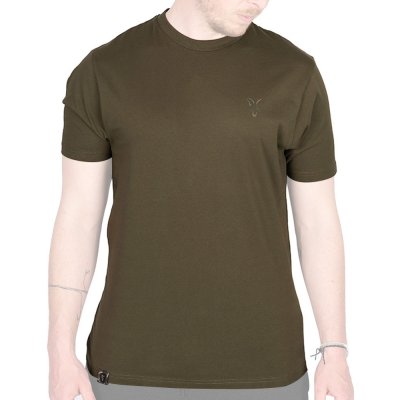 Fox Large Print T-Shirt triko s logem khaki – Zboží Mobilmania