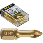 sada bitů Kito PH 3 x 25 mm, S2/TiN, 4820113 20 ks – Hledejceny.cz