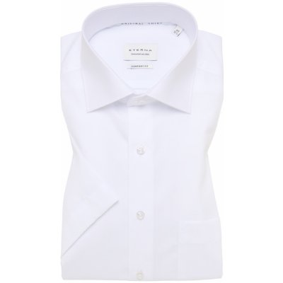 Eterna Comfort Fit košile "Popeline" s krátkým rukávem bílá