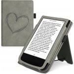 KW Mobile Brushed Heart KW5481704 pro Pocketbook 616/617/627/628/632/633 šedé – Hledejceny.cz