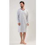 Filip pánská noční košile dl.rukáv šedá – Zboží Mobilmania