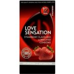 Love Sensation s jahodovou vůní 12 ks – Zboží Mobilmania