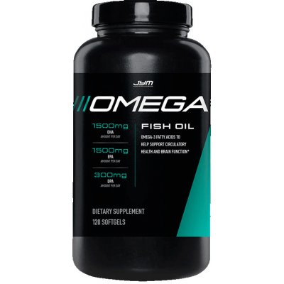 JYM Supplement Science Omega Fish Oil 120 kapslí