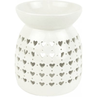 1patro Porcelánová aroma lampa se srdíčky X1484 – Zbozi.Blesk.cz