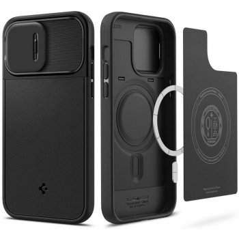Pouzdro Spigen Optik Armor MagSafe iPhone 14 PRO MAX černé