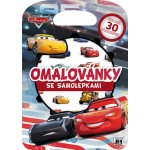 Omalovánky se samolepkami A4 Auta Kolektiv Brožovaná – Sleviste.cz