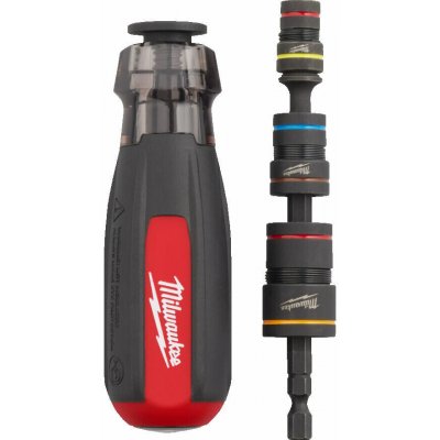 MILWAUKEE 4932498179 sada průmyslových rázových hlavic 6v1, 7-18mm, ruční držák 4932498179 – Hledejceny.cz