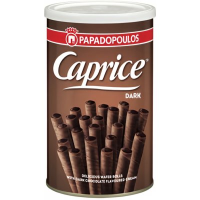 Papadopoulos Caprice plněné trubičky Dark 115 g – Zbozi.Blesk.cz