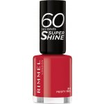 Rimmel London 60 Seconds Super Shine Nail Polish lak na nehty 313 Feisty Red 8 ml – Hledejceny.cz