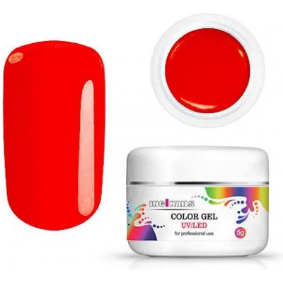IngiNails Barevný gel UV/LED Ferrari Red 5 g – Zboží Mobilmania