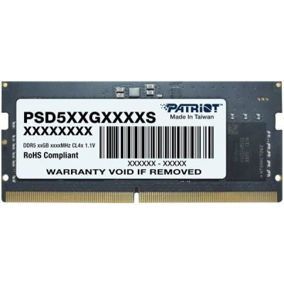Patriot DDR5 8GB 5600MHz CL46 (1x8GB) PSD58G560041S – Hledejceny.cz