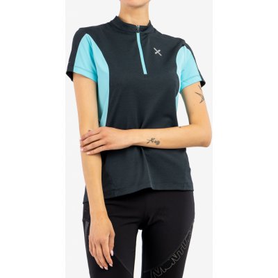 Montura Track Zip T-Shirt dámské dark grey/blue