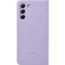 Samsung Clear View Cover S21 FE fialové EF-ZG990CVEGEE