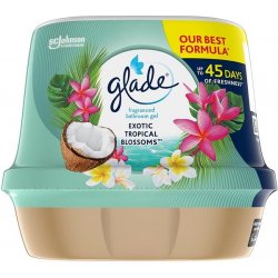 Glade Exotic Tropical Blossoms vonný gel do koupelny 180 g