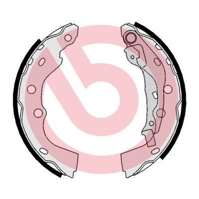 S 78 510 BREMBO Sada brzdových čelistí | Zboží Auto