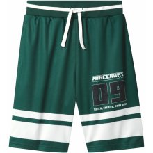 Chlapecké kraťasy, Minecraft bílá zelená