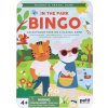 Magnetky pro děti Petit Collage Magnetická hra Bingo v parku