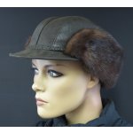 Čepice Špongr kožešinová lovecká hnědo zelená – Zboží Mobilmania