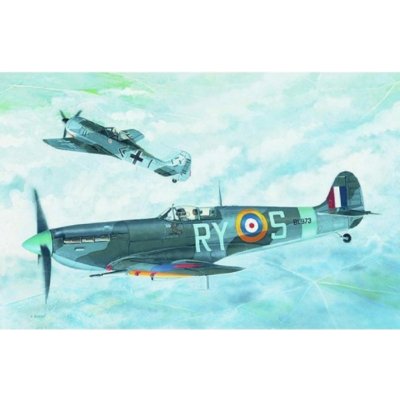 Směr plastikový model letadla ke slepení Supermarine Spitfire MK.VB slepovací stavebnice letadlo 1:72 – Zbozi.Blesk.cz